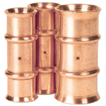 RLS Copper Press Coupling (Crimp), 5/8"
